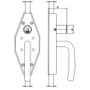 FIX Låshus 560-13 för Portar